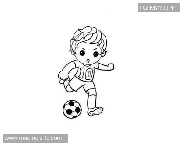 足球明星的简笔画展现与艺术创意结合的魅力与灵感